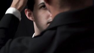 MissionaryBoys - Priest Watches Religious Guy Jerks His Cock In Confession