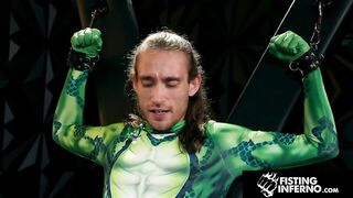 Hero's Chained & Fisted By Hunk Villain