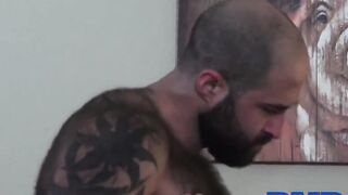 Twink Inked Hairy Atlas Grant Raw Breeds Gabriel Divo