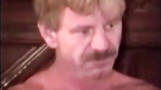 Ex convicts reunite and give bukkake shower