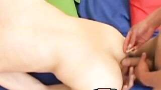 Teenage latinos strip underwear to fuck and cumshot