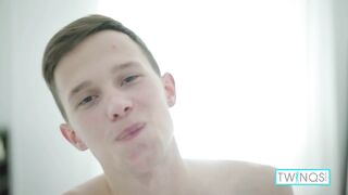 Slender Twink Aaron A Strokes His Cock And Pokes His Butt!