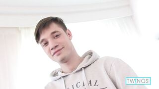 Skinny Blonde Twink Phoenix Z Jerks Off His Cock And Cums!