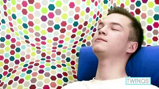 Hot Cute Blonde Ethan O Fingers His Pink Butt And Jerks Off!