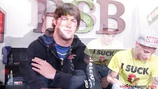 Straight Boy Teaches How To Suck Cock