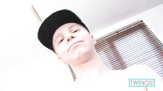 Blonde Twink James T Milks His Huge Dick So Well!