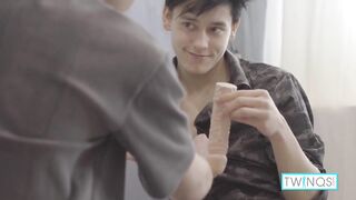 Active Ginger Twink Michael Slides His Hard Dick In Logan's Hole!