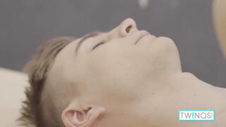 Lucas & Michael Lock The Massage Room Door & Have Hard Anal Sex!