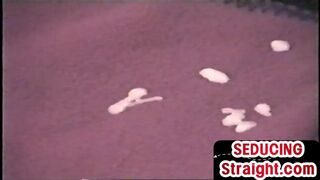 Real str8 stud jerks cock till cumshot in homemade video