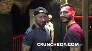 bareback threeomse sex with Ricky HARD Max FENDEZ and Jess ROYAN