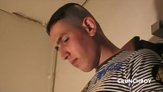 innocent french twink fucked by straitgh arab in the bathroom