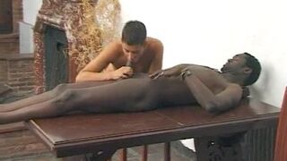 fucked bareback by XXL Black cock