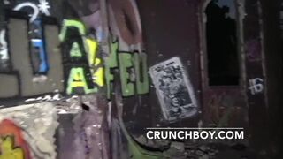 Amazing porn fuck bareback in the night in HALLOWEEN during