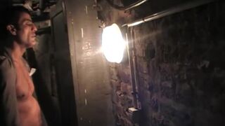 fucked by straight arab with piss in discret basement