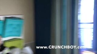 twink creampied by daddy muscle