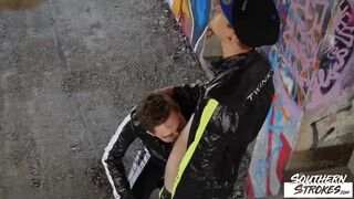 Strokes Jack Flynn Fucked by Young Thug in Public