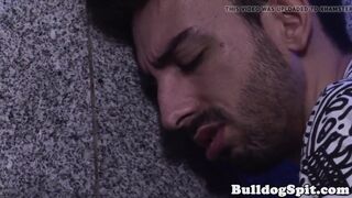 UK hunk jizzed after cockriding in the club