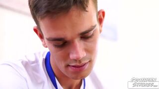 Strokes Twink George Hanskey Massaged By Angel Kade