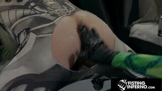 Hunk Brian Bonds Spitroasted By Costume Wearing Jocks