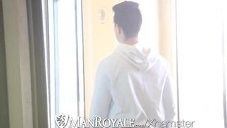 Man Strangers spontaneously fuck after movie