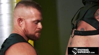 Submissive Bear's Scruffy Hole Raw Dogged Fucked By Dom - Jack Vidra, Cain Marko - FistingInferno