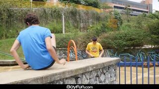 Public BJ Leads To Hard Twink Fuck