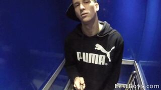 IN THE SUBWAY AND HANDJOB