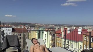 Jared in Prague - Part One Night muscles