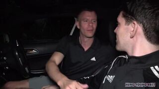 Driving with josh 4 Lads FIT AS 19yr Film fucked N filled