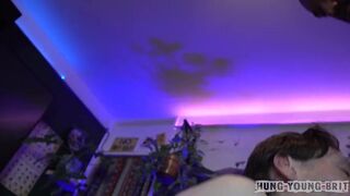 CUTE SLUT DOUBLE PENETRATED AND FUCKED RAW BY TRASHY STRANGER!!