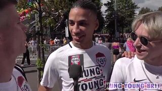 We found so many hot guys! We met this scally guy and he tried to teach us some Welsh!