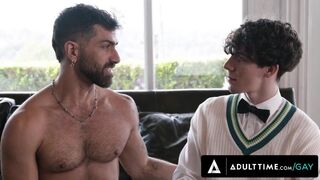 Hot - Closeted Virgin Cristiano Gets Passionately Bareback Fucked By Caring Adam Ramzi