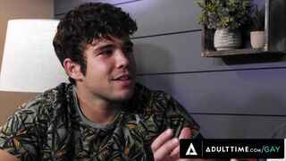 ADULT TIME - Bicurious Dalton Riley Lets Gay Best Friends Seduce Him Into Threesome! FIRST BAREBACK!