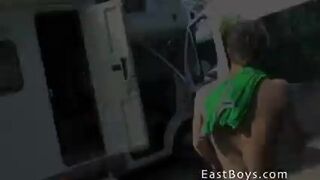 Super Cute Boy - Outdoor Shower