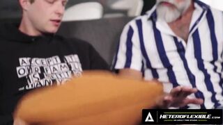 Hot - Pervert Mature DILF Daddy John Wanna Know How His Twink Stepson Benjamin Blue Fuck