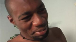 Submissive white twink goes black