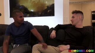 White guy has a crush on his big cocked black vet