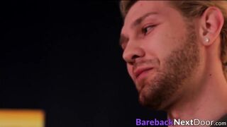 Hung stud ass fucks his craving boy toy hard and fast