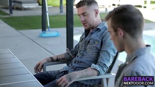 Scott Finn is eager to suck off hung twink Danny Gunn