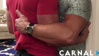 Kyle Steele seduces Reece Scott in friends apartment