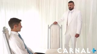 Hot - Suited Marco Napoli seduces twink in ritual interview