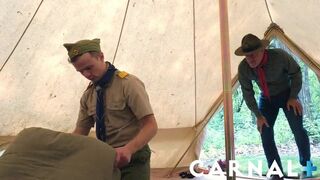 Scout Scoutmaster Dillon Stone drills pink twink hole deep