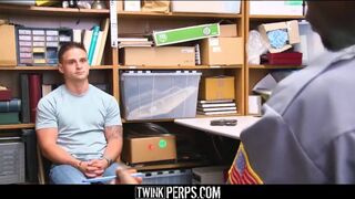 Straight Blonde Jock Sex With Big Black Guard For No Charges