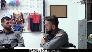 Twink - Security Officer Sucks His Coworkers Thick Cock