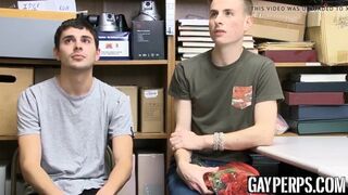 Stealing twinks get their asses pummeled by black security