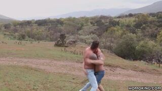 Muscle Guys Having Sex Countryside