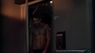 Hot - Reserved Businessman Visits Glory Hole Booth