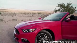 Rough Sex With Cute Muscle Stranger In The Desert