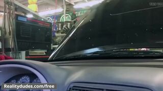 Horny dudes Max Adonis Nic Sahara fucked in a public shop