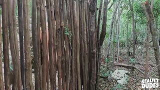 Hairy Hunk Amador Is Jacking Himself Off Alone In The Forest When He Is Approached And Fucked By Marco - Real Dude